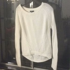 Gap White 100% Cotton Sweater